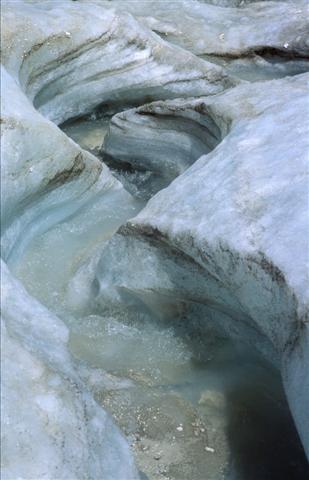 Melting glacier in Greenland