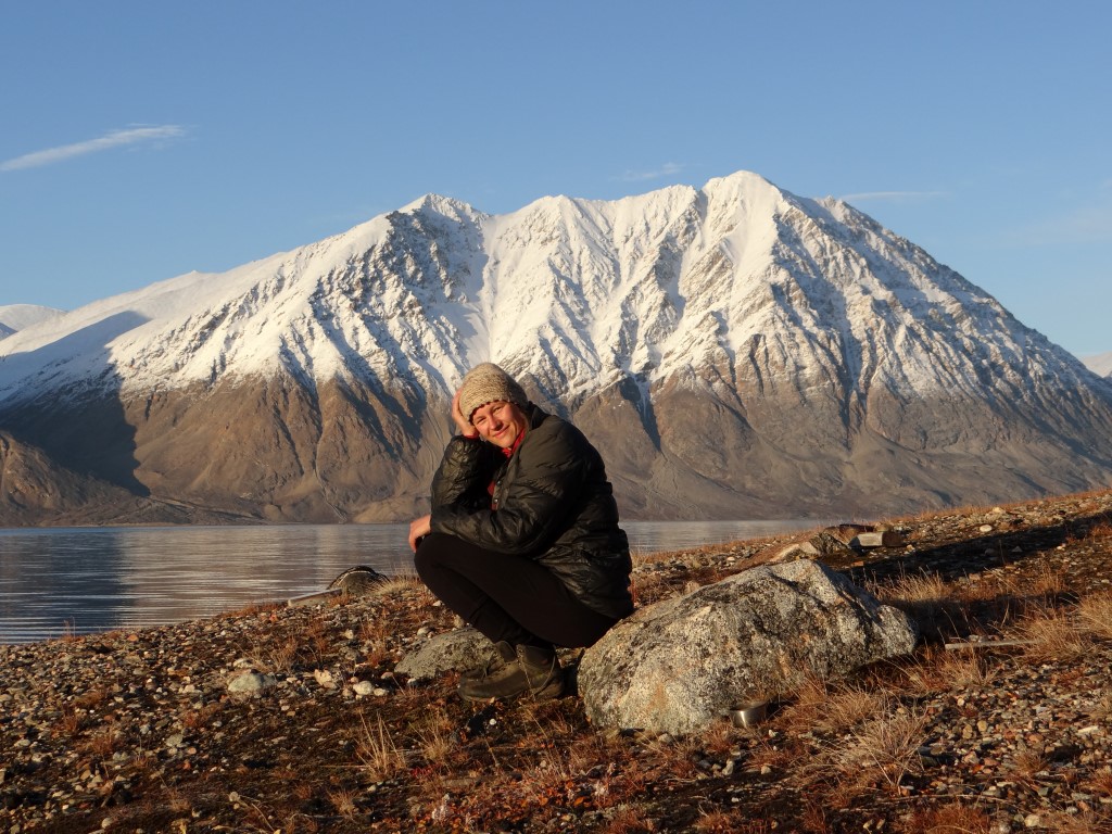 Stefanie and Young Sound Fjord in the background Kjersti Gisnås