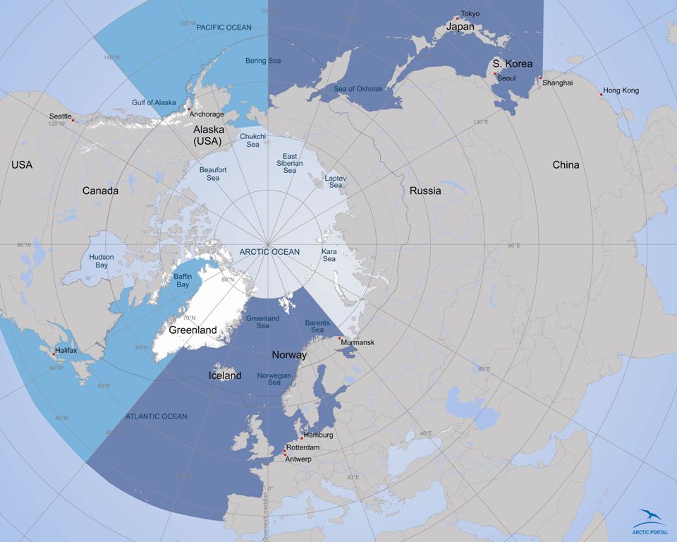 The sea divided into east and west.