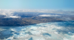 earth landscape from the above