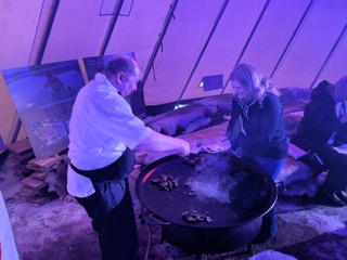 chef Alfred Larsen at the Boaššu/NOMAD Indigenous FoodLab