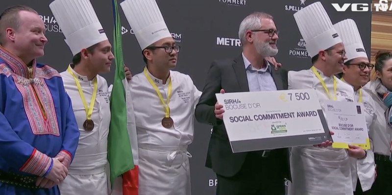 Reindeer Herders on main stage Bocuse dOr