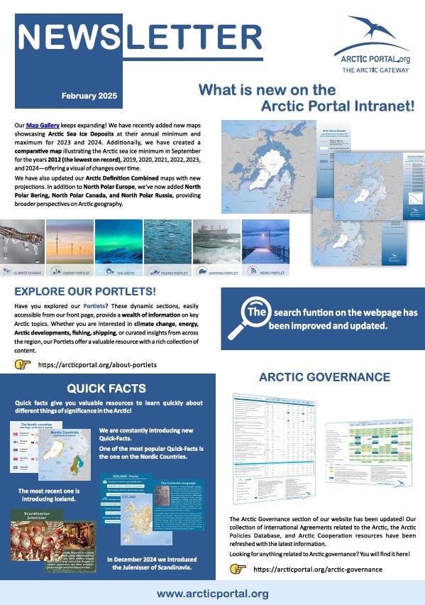 Arctic Portal Newsletter February 2025